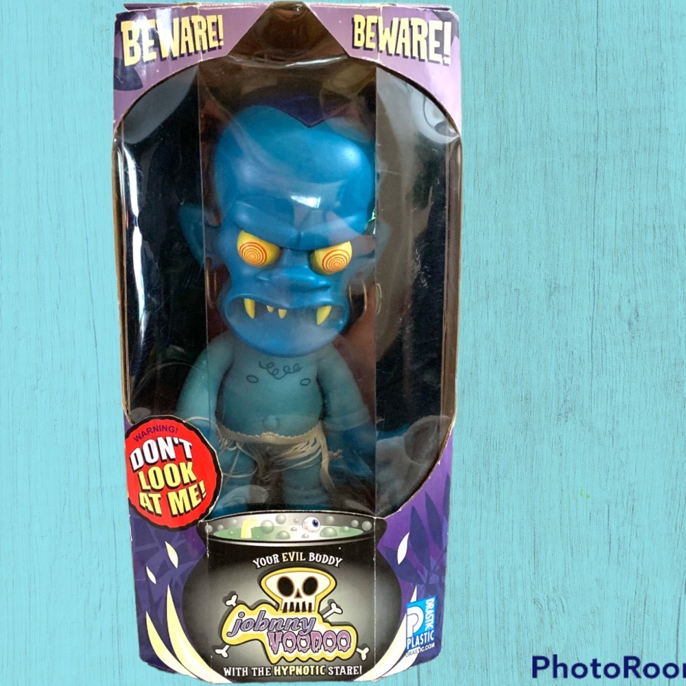 NIB 2004 DRASTIC PLASTIC 12" JOHNNY VOODOO YOUR EVIL BUDDY TOY FIGURE/DOLL